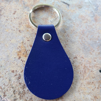 Handmade Leather Keychains - With Graphics - Great Gift