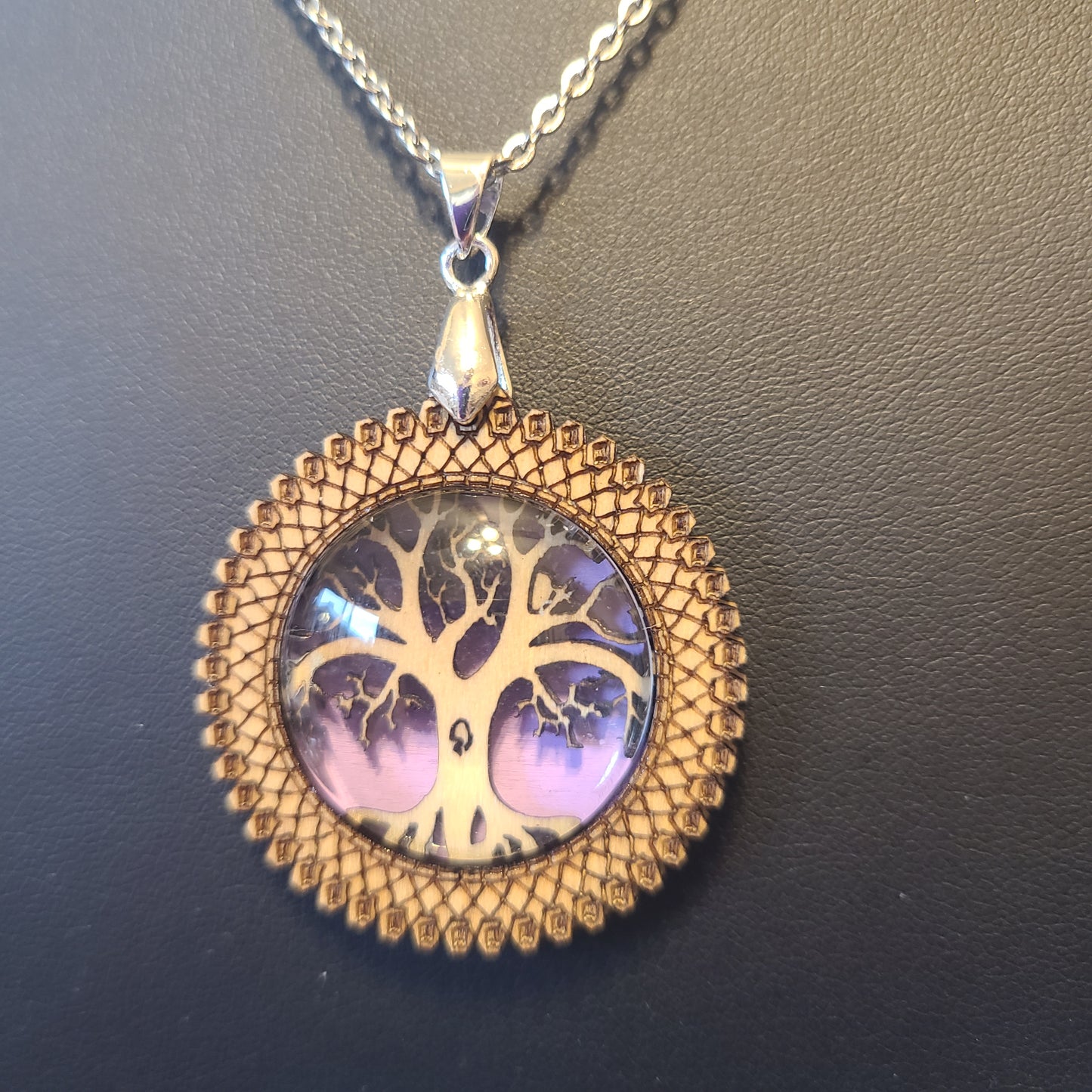 Handmade Wooden Tree Of Life Necklace - Great Gift For Anyone