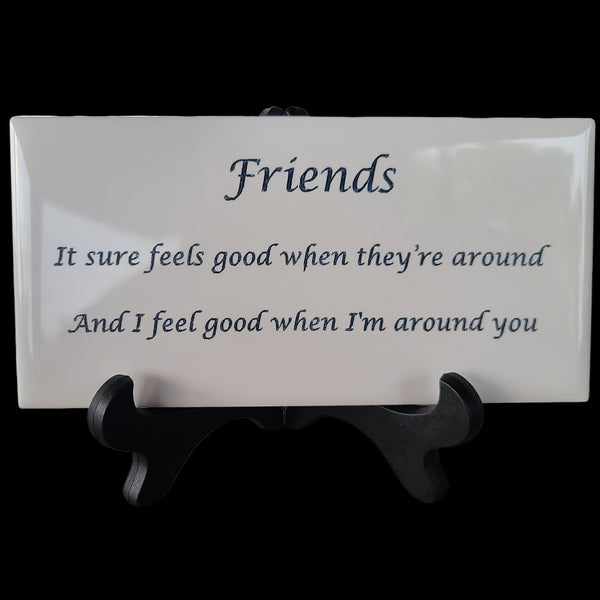 Handmade Friends Plaque - Great Gift for Anyone