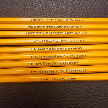 Personalized #2 Pencils for School or Office - Cool Gift!