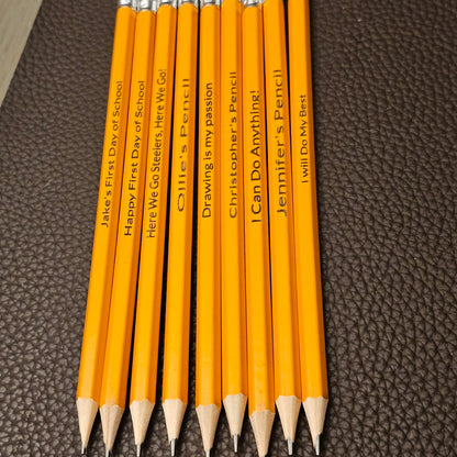 Personalized #2 Pencils for School or Office - Cool Gift!