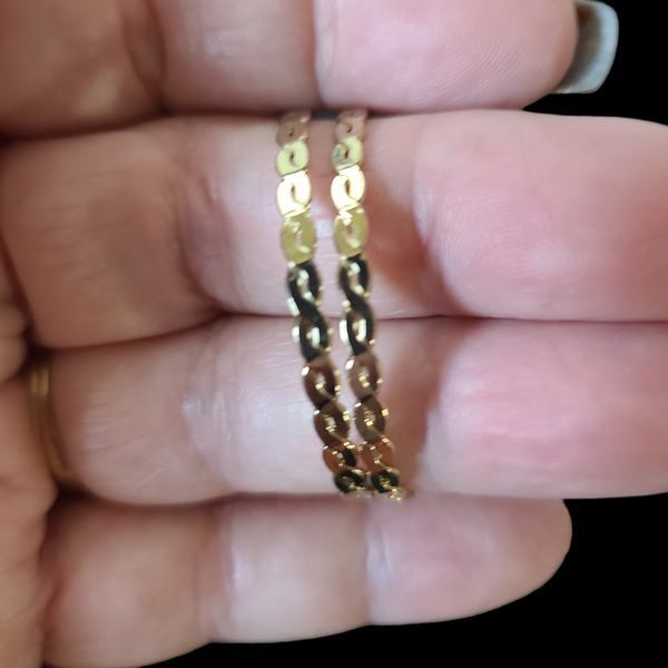 Reincarnated Gold Hoop Earrings - Great Gift