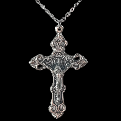 Reincarnated Crucifix Necklace - Great Gift