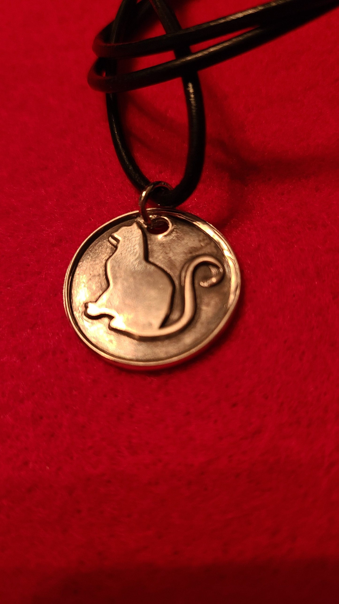 Pure Silver Cat Necklace Gifts for Her Gifts for Him Made in USA