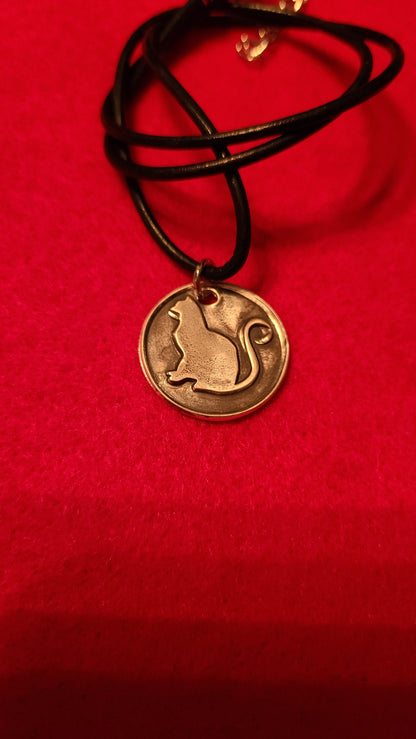 Pure Silver Cat Necklace Gifts for Her Gifts for Him Made in USA