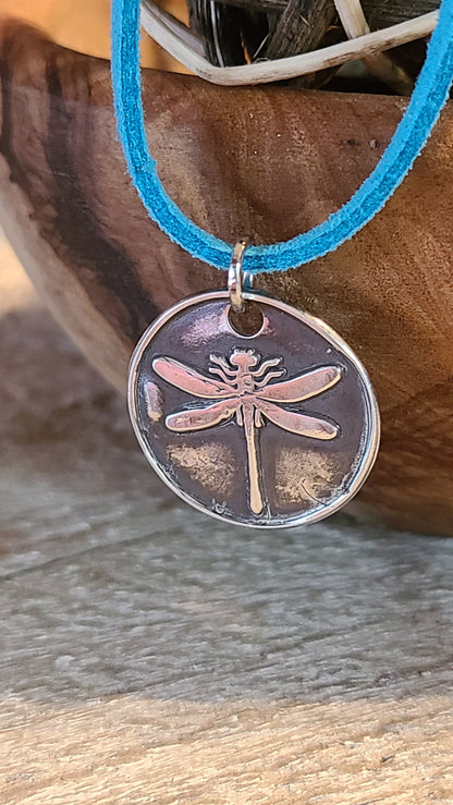 Silver Dragonfly Necklace - Great Gifts for Anyone - Made in USA