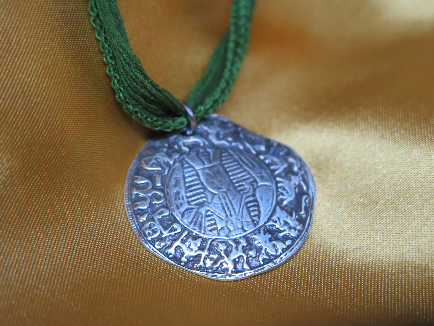 Egyptian Medallion Sterling Silver