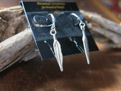 Feather Dangle Earrings