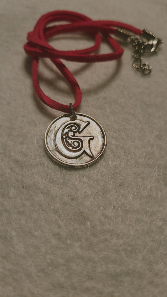 Pure Silver Celtic G Necklace - Great Gift for Gramma or Partner