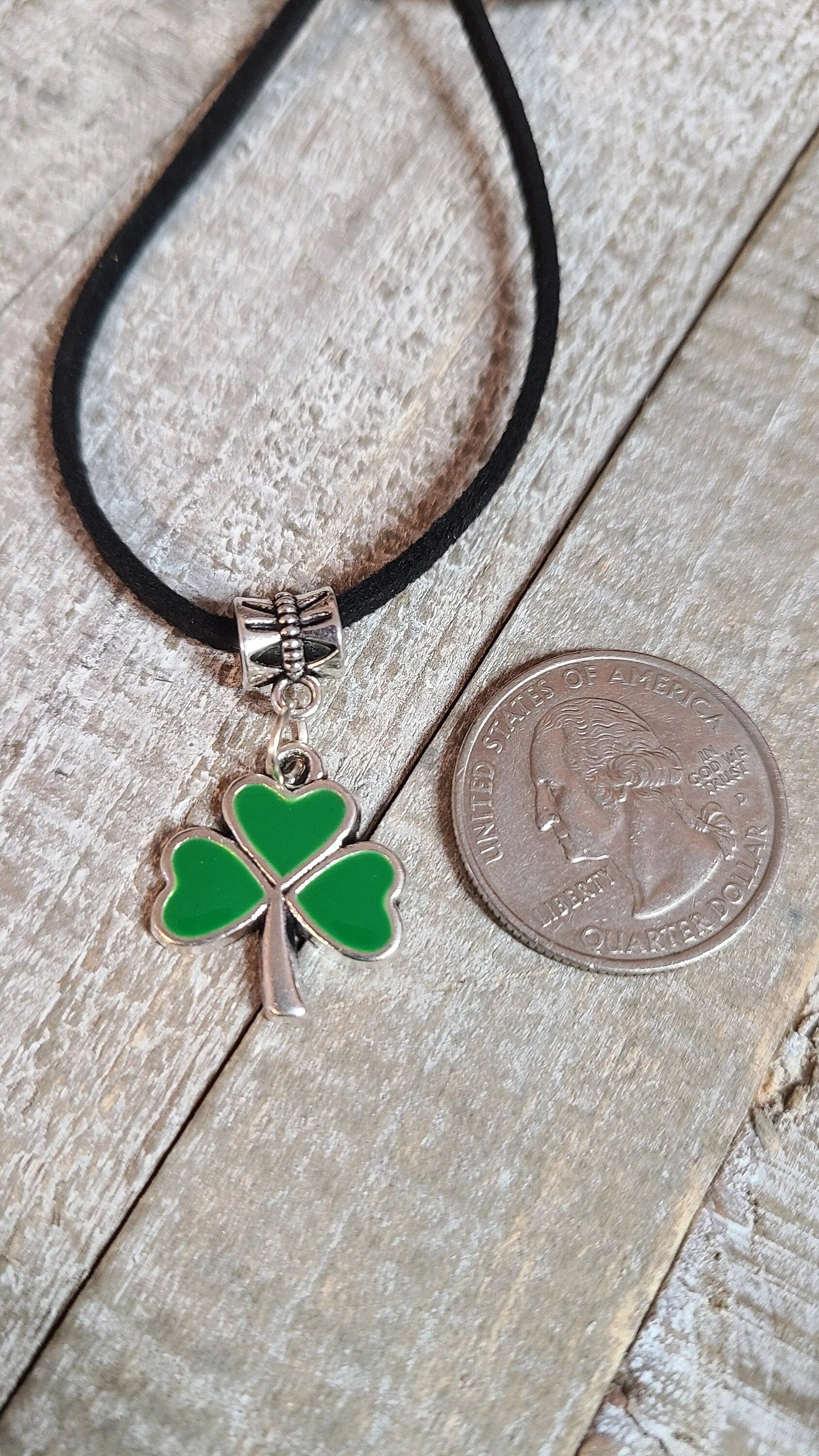 Handmade St.Patricks Day Necklace Great Gift