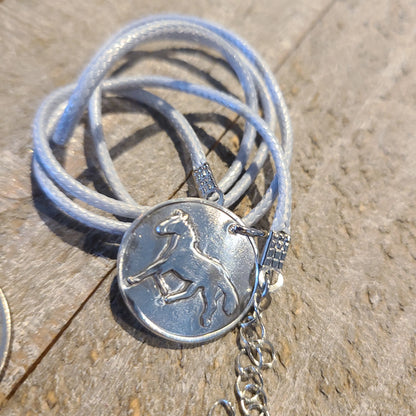 Handmade Pure Silver Horse 2 Great Gift Made in USA