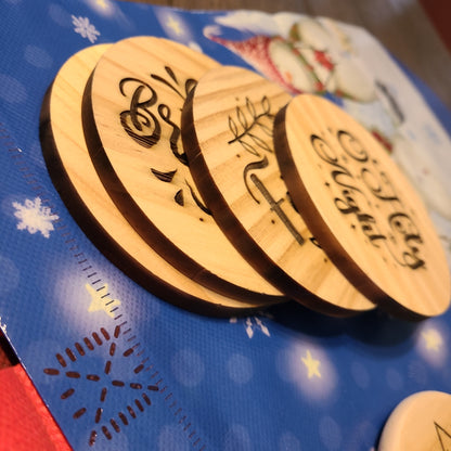 Handmade Holiday Coasters - Great Gift