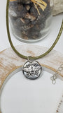 Handmade Pure Silver Honey Bee Necklace Great Gift Made in USA