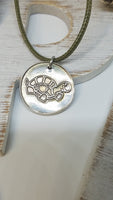 Handmade Pure Silver Turtle Medallions Great Gift Made in USA