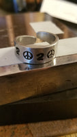 Handmade Adjustable Pewter Ring Great Gift Affordable