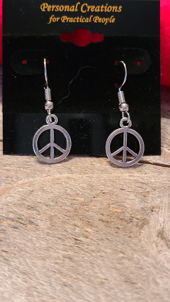 Handmade Peace Be with You Earrings Great Gift Made in USA
