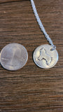 Handmade Silver Husky Necklace Great Gift Made in USA