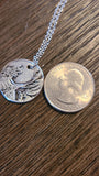 Handmade Silver Great Wave Necklace Great Gift Made in USA