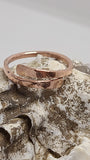 Handmade Copper Adjustable Hammered Ring Made in USA
