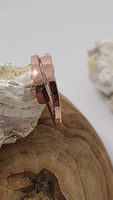 Handmade Copper Adjustable Hammered Ring Made in USA
