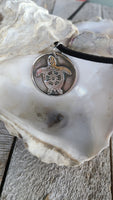 Handmade Pure Silver Turtle Medallions Too Great Gift Made in USA