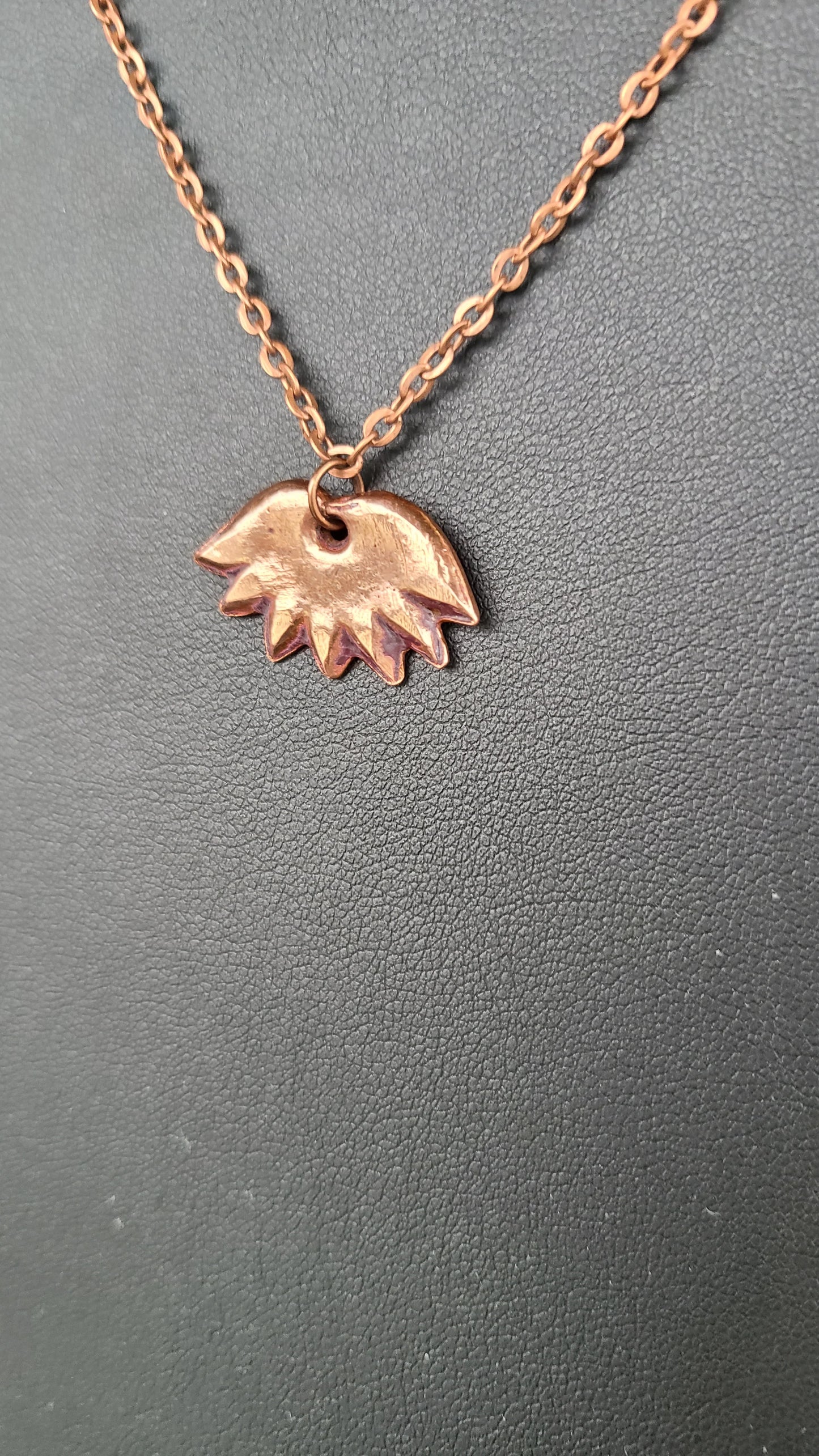 Small Handmade Copper Necklace Great Gift Made in USA