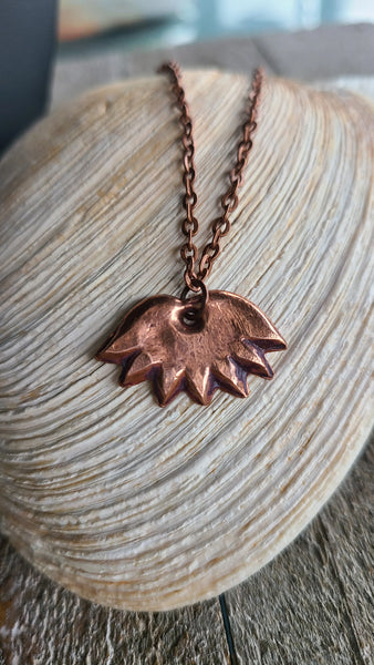 Small Handmade Copper Necklace Great Gift Made in USA