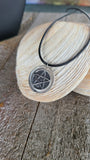 Handmade Fine Silver Pentagram Necklace