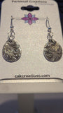 Handmade Pure Silver Patina Earrings Great Gift for Her