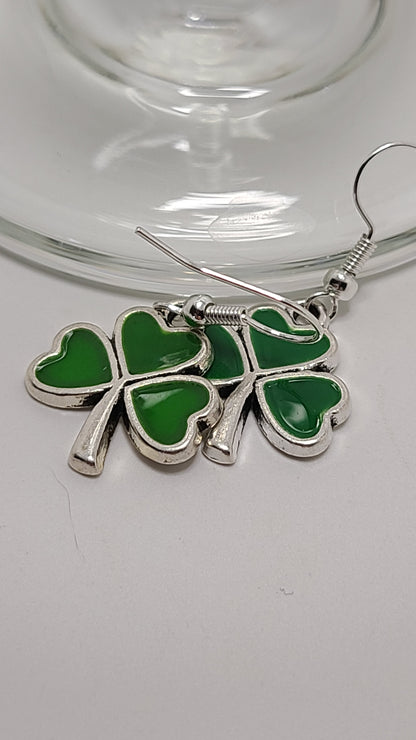 Handmade Irish Clover Earrings