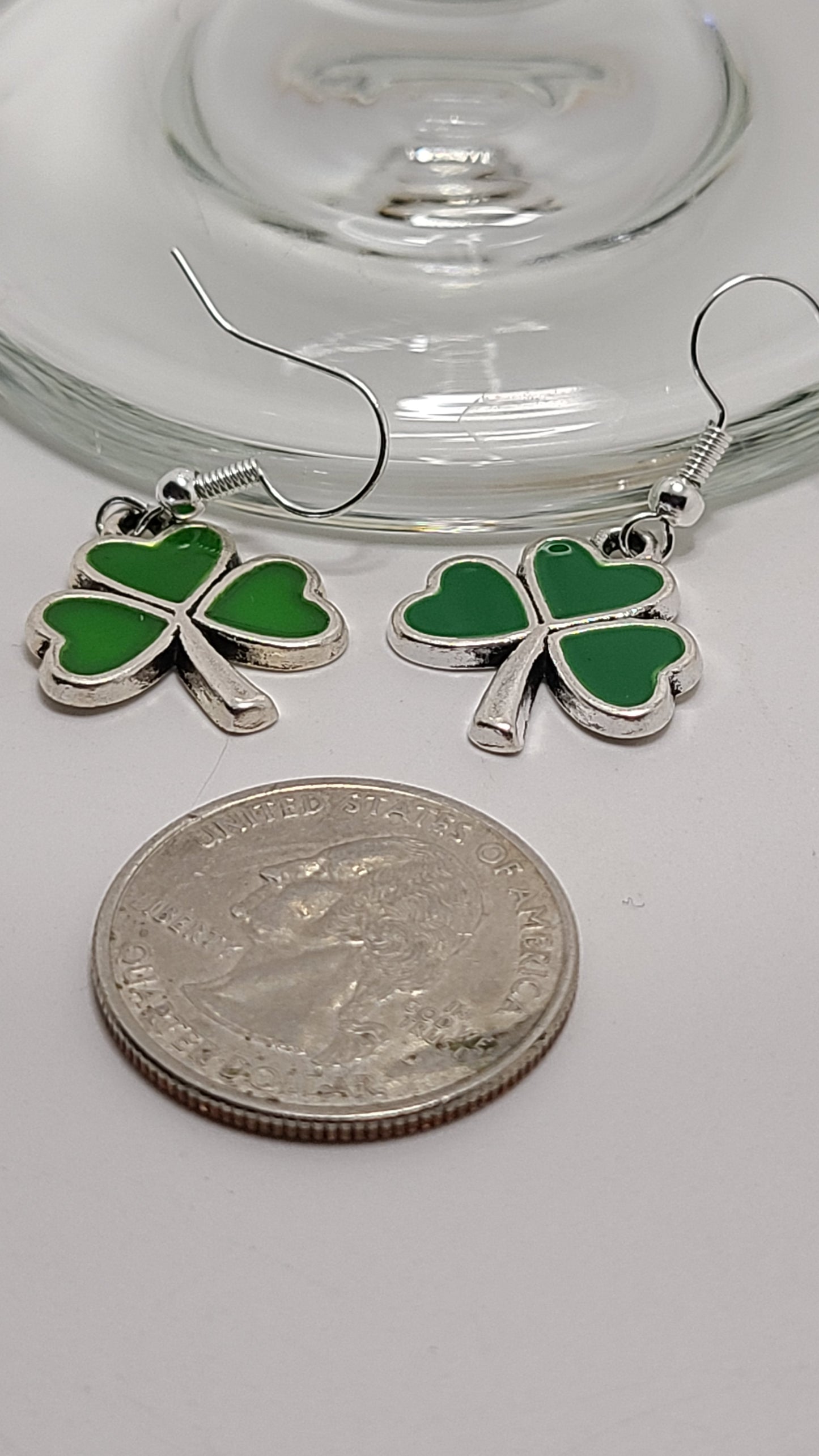 Handmade Irish Clover Earrings