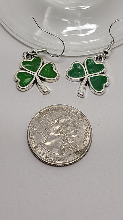 Handmade Irish Clover Earrings