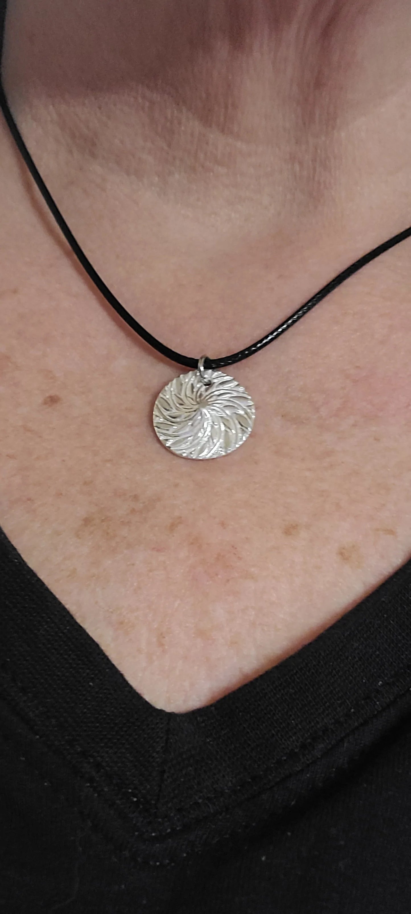 Handmade Pure Silver Sunburst Great Gift Made in USA