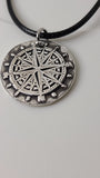 Handmade Compass Fine Silver Necklace Great Gift For Him or Her