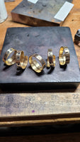 Handmade Adjustable Wraparound Stamped Rings Great Gift