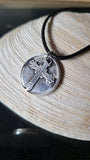 Handmade Fine Silver Cross Necklace