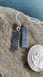 Handmade Silver Stamped Earrings Great Gift Made in USA