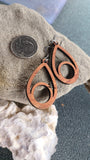 Handmade Wooden Earrings Made in USA great Gift