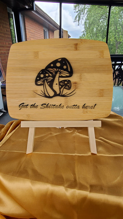 Handmade Cutting Board Shiitake Mushroom