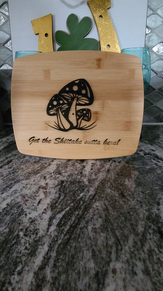 Handmade Cutting Board Shiitake Mushroom