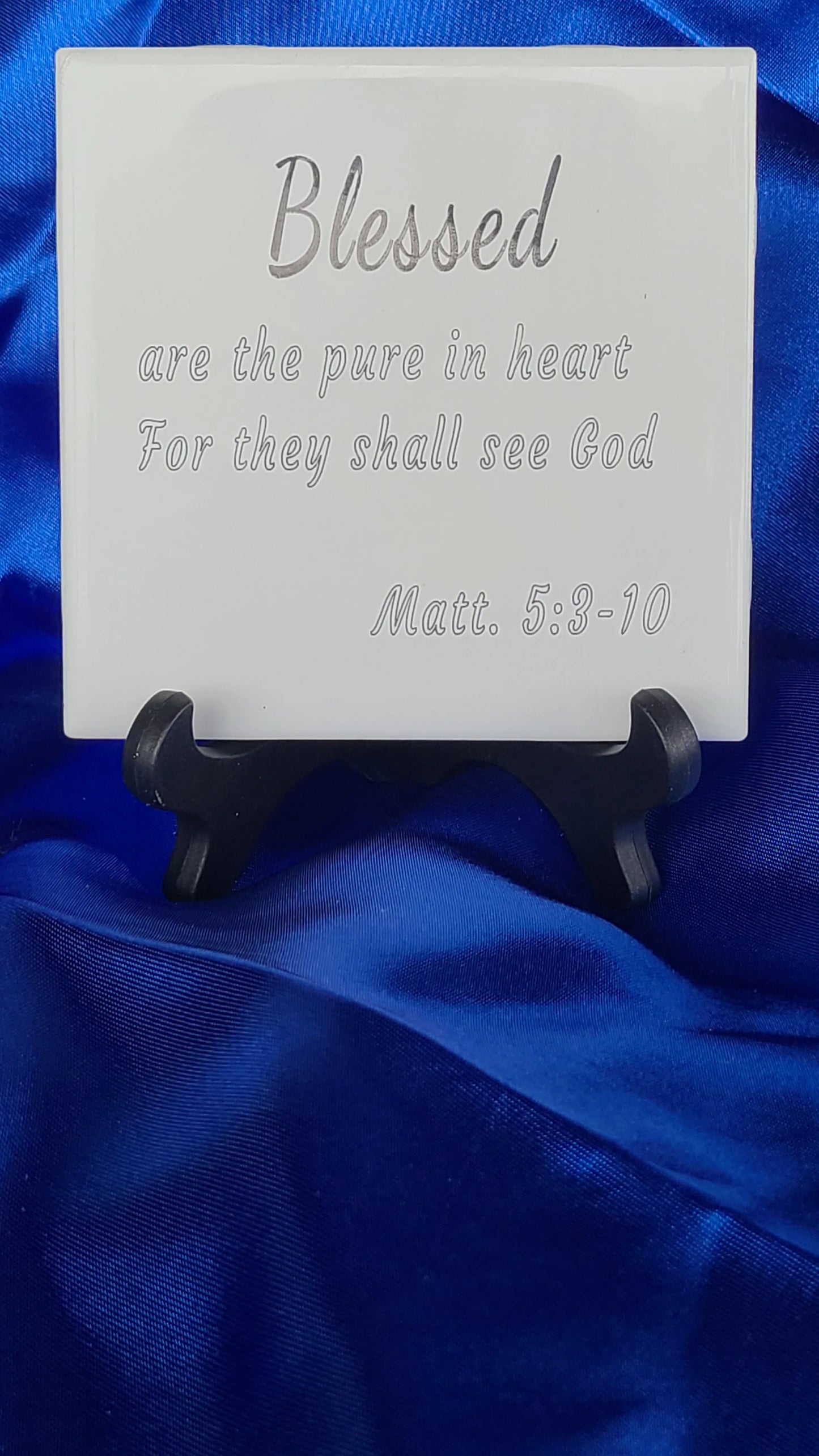 Lasered Tiles - Beatitudes Verse 2 - Great Gift