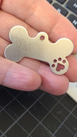 Engraved Dog Tags Aluminum LightWeight Personalized for Your Dog