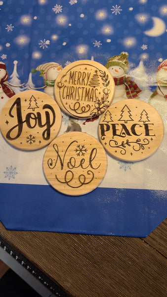Handmade Holiday Coasters 2 - Great Gift