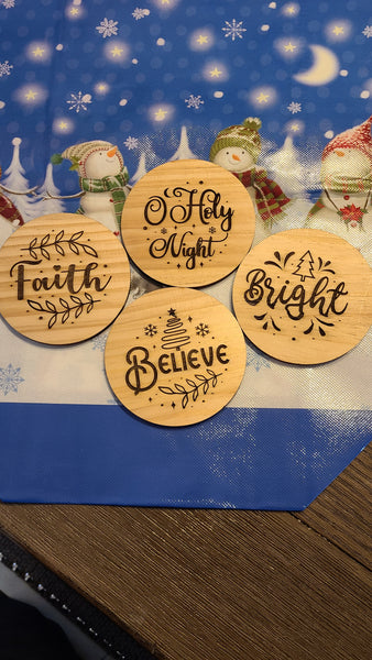 Handmade Holiday Coasters - Great Gift