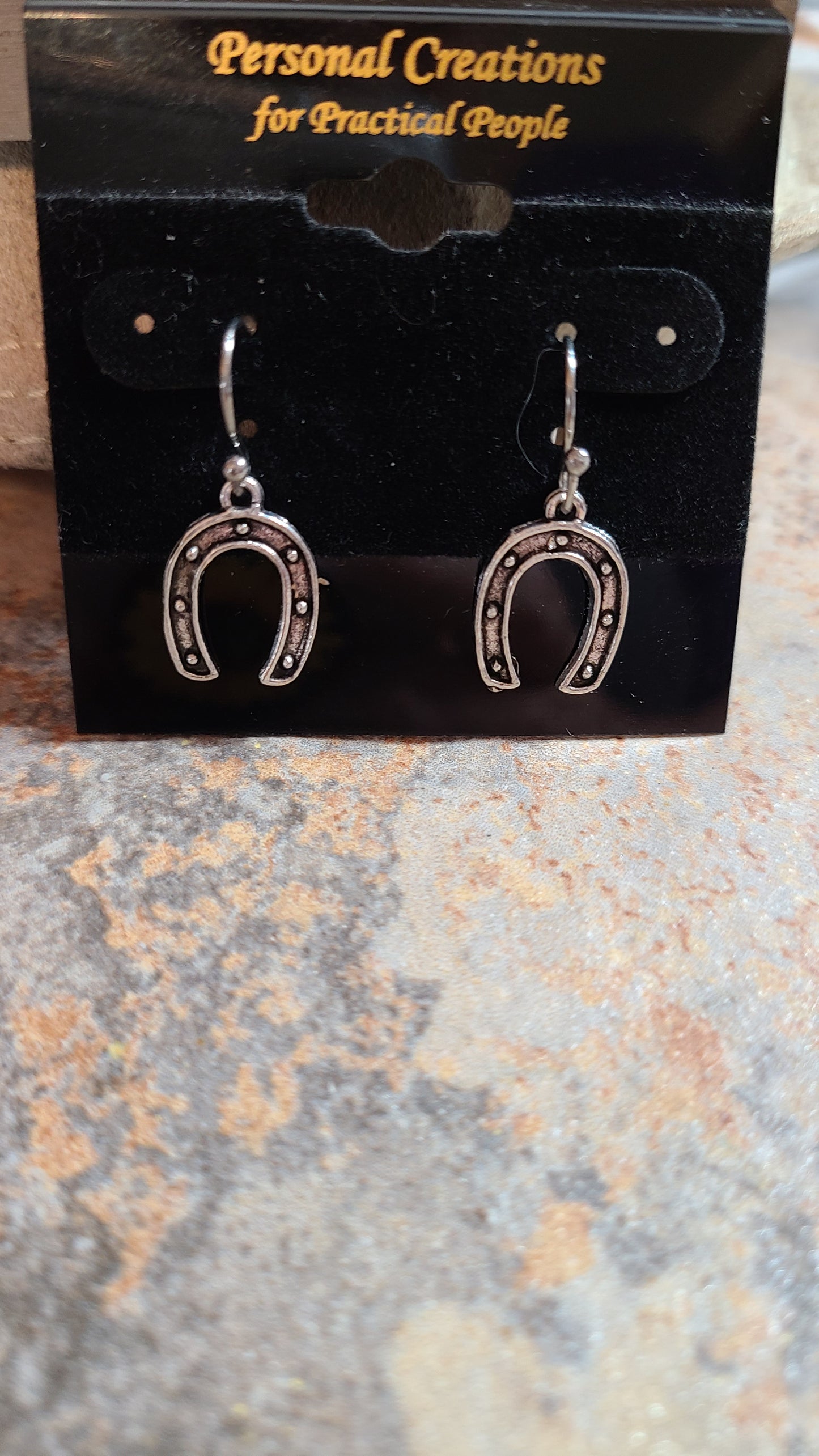 Handmade Lucky Horseshoe Earrings