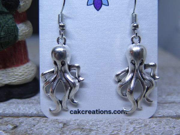 Handmade Octopus Earrings