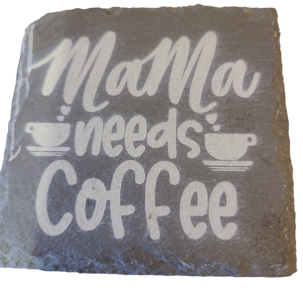 Unique Handmade Slate Coffee Coasters - The Perfect Addition to Your Home
