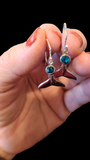 Handmade Whale Tail Earrings with Pizazz